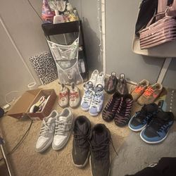 All Nike And Vans $100, Retro 6 $200, Yeezy V2 $120, Yeezy 380 $140, Retro 1 Lows $140