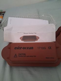 Heating tray Silicone ,safe for OVEN or Microwave, 10 count available