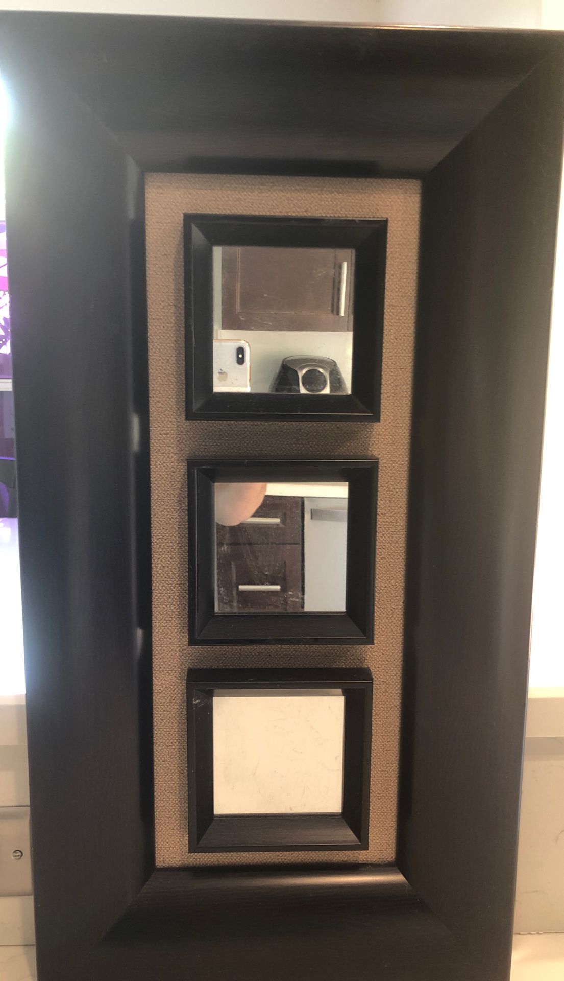 Espejo de madera moderno