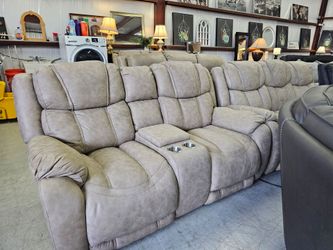 Power Reclining Sofa & Loveseat Set – Delivery Available