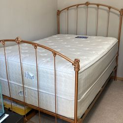Full size mattress, and box springs