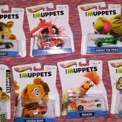 7 Of The Muppets Hot Wheels Cars