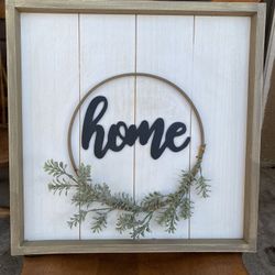 HOME Wall Sign
