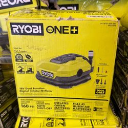 Ryobi 18v Inflator And Deflator 