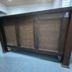 Pier One Import Solid Wood Queen Headboard 
