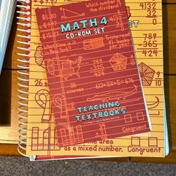 Teaching Textbooks Math 4 - Disks, Workbook, & Answer Key