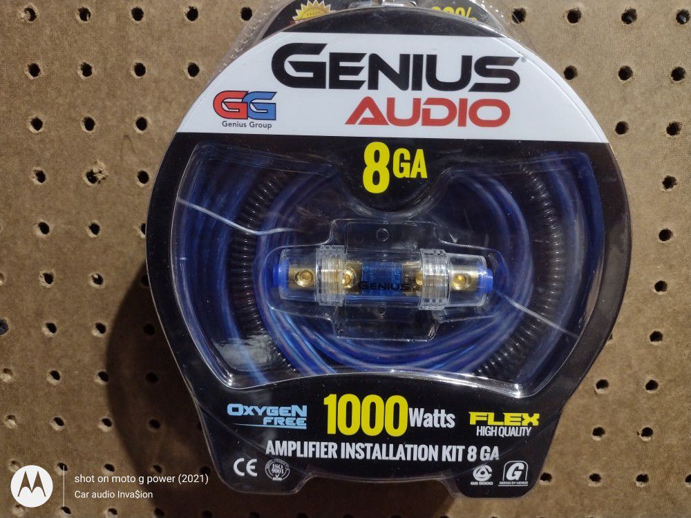 New Genius Audio 8 Gauge Car Amplifier Wiring Kit $30 Each 
