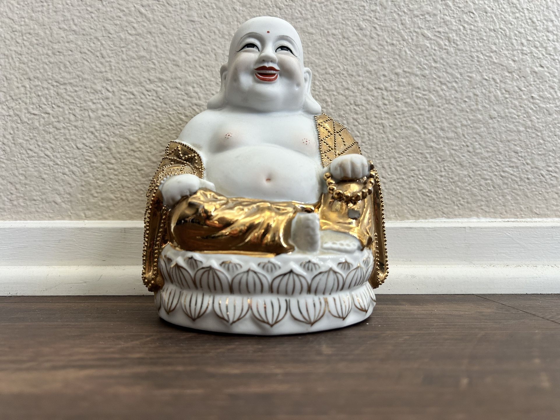 Ceramic Laughing Buddha Statue