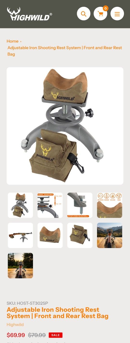 Highwild Adjustable Rest