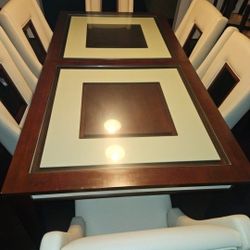 8pc Dining Room Set (Table, Chairs, Buffet)