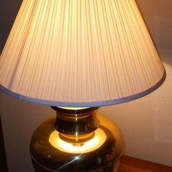 Shiney Brass Lamp Works Great 