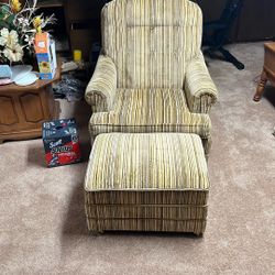 Chair And Ottoman