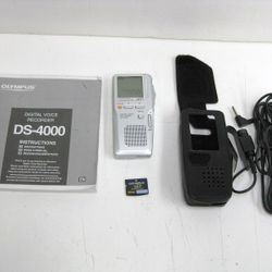 Olympus DS-4000 Digital Voice Recorder with Lavalier Microphone