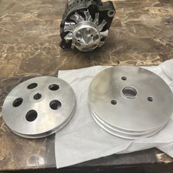Small Block Chevy Billet Pulleys 