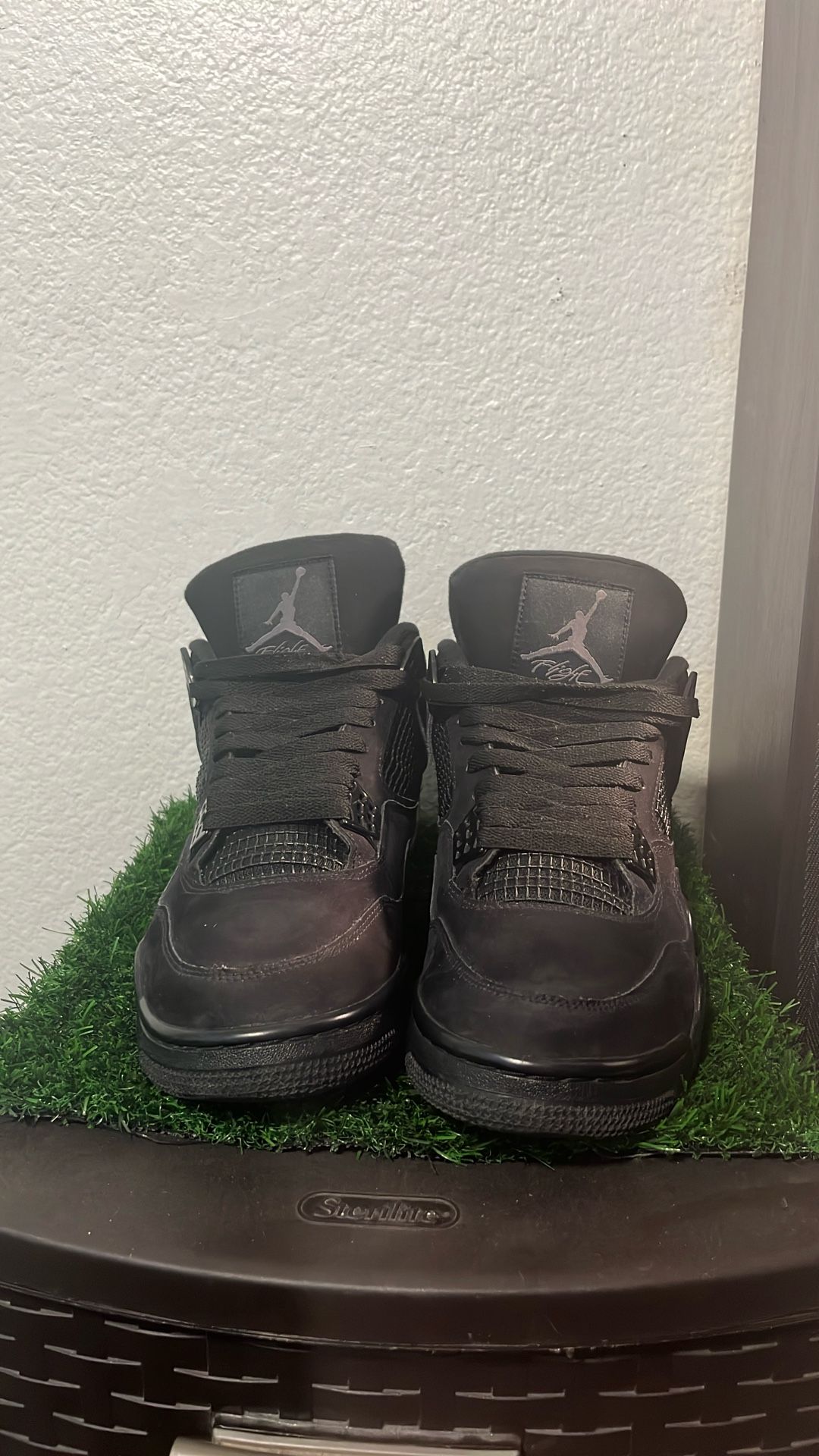 Jordan 4 Black Cat Size 12 (box Included)