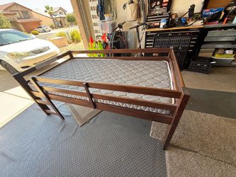 Twin bed and frame