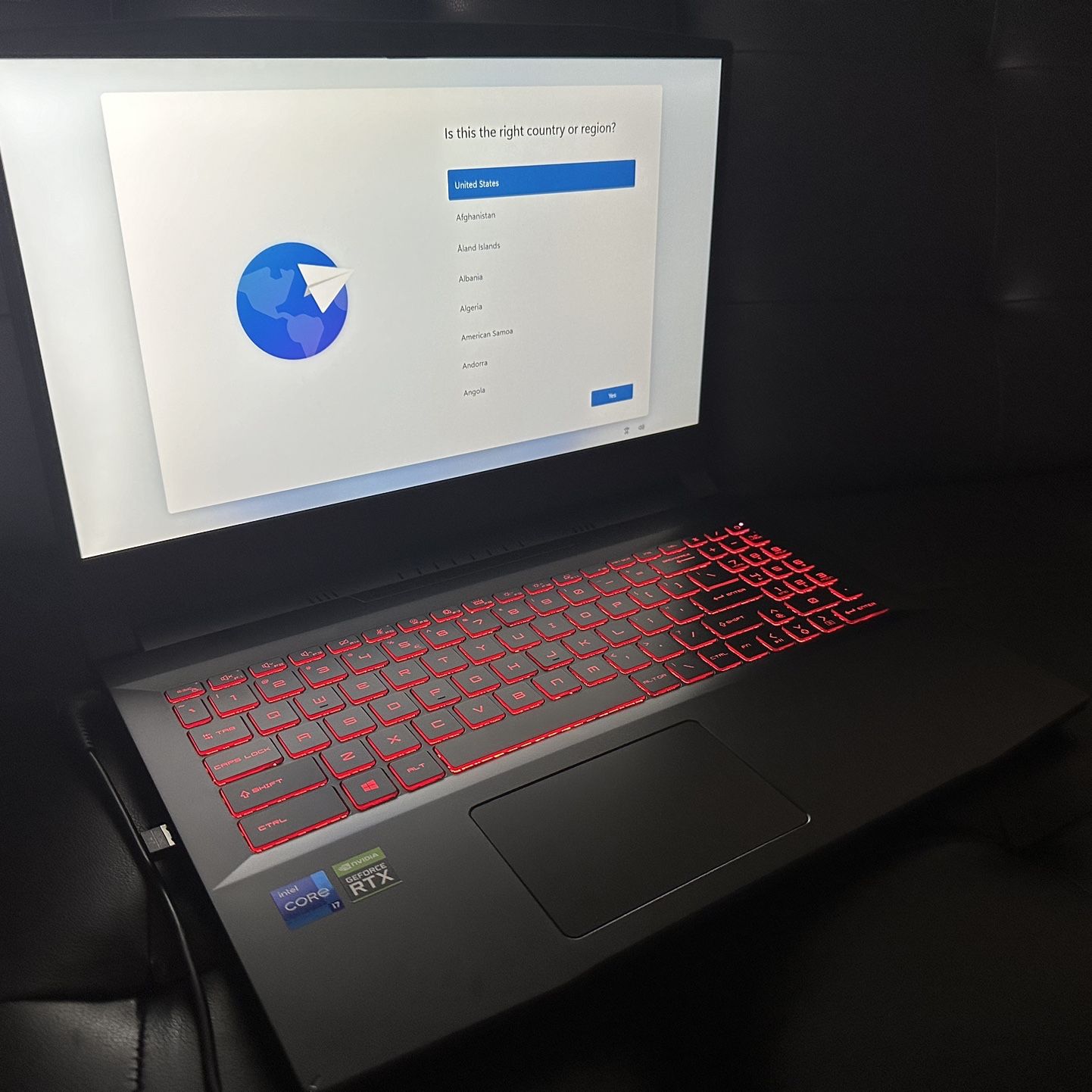 MSI Katana GF66 Gaming Laptop i7-11800 Nvidia RTX 3060 32gb Ram 