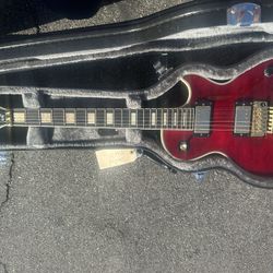 Epiphone Alex Lifeson Les Paul Custom Axcess, Ruby