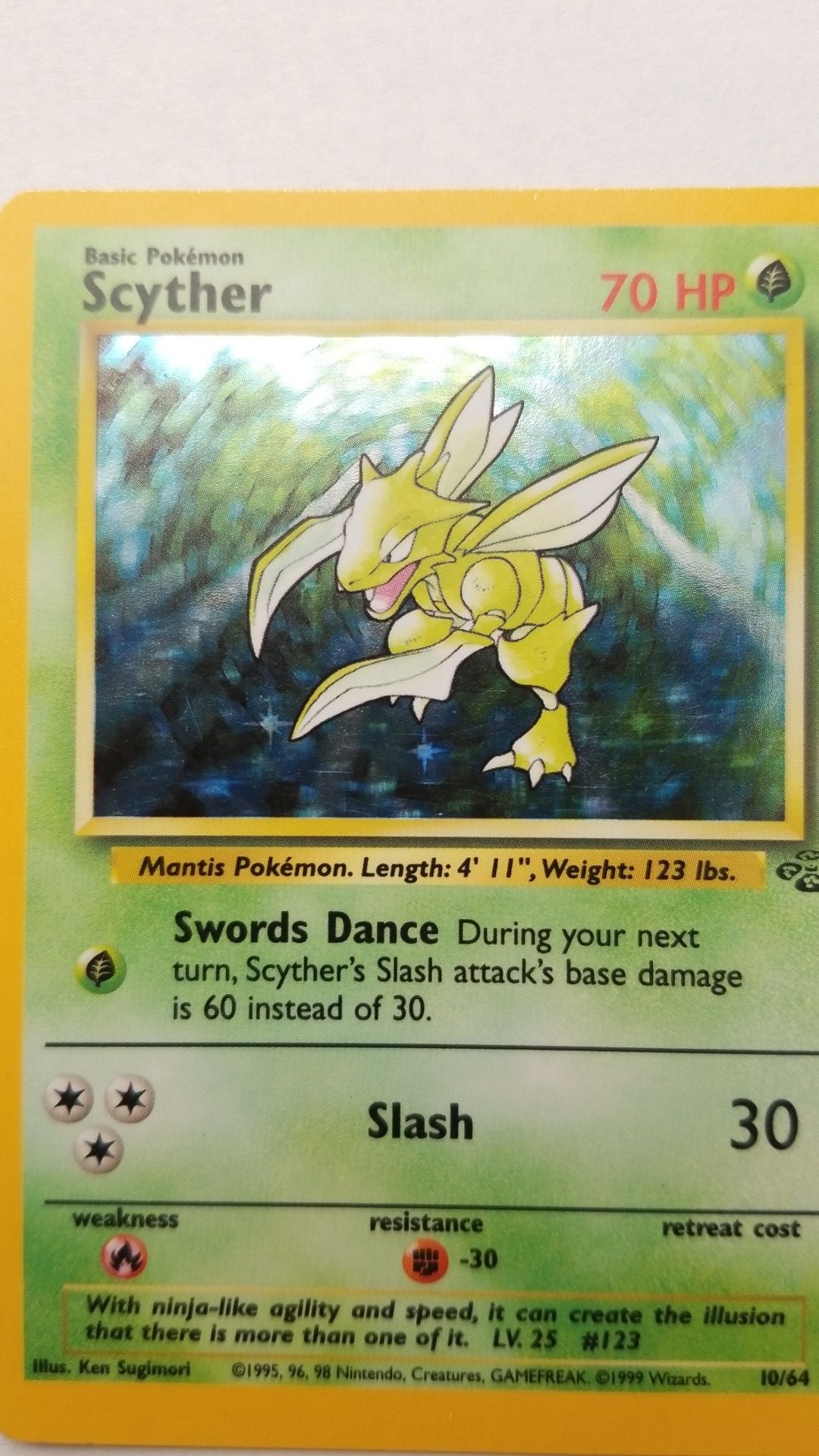 Pokemon jungle set Scyther