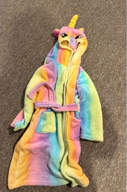 Unicorn Soft Unicorn Hooded Bathrobe