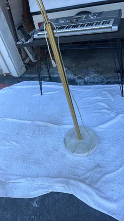 Gold and marble Lamp