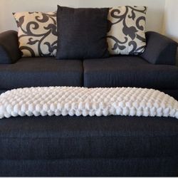 WIDE Beautiful Sofa And Chair  3 Peice living Room Set