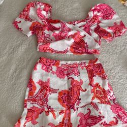 Mothers Day Skirt And Shirt Set 