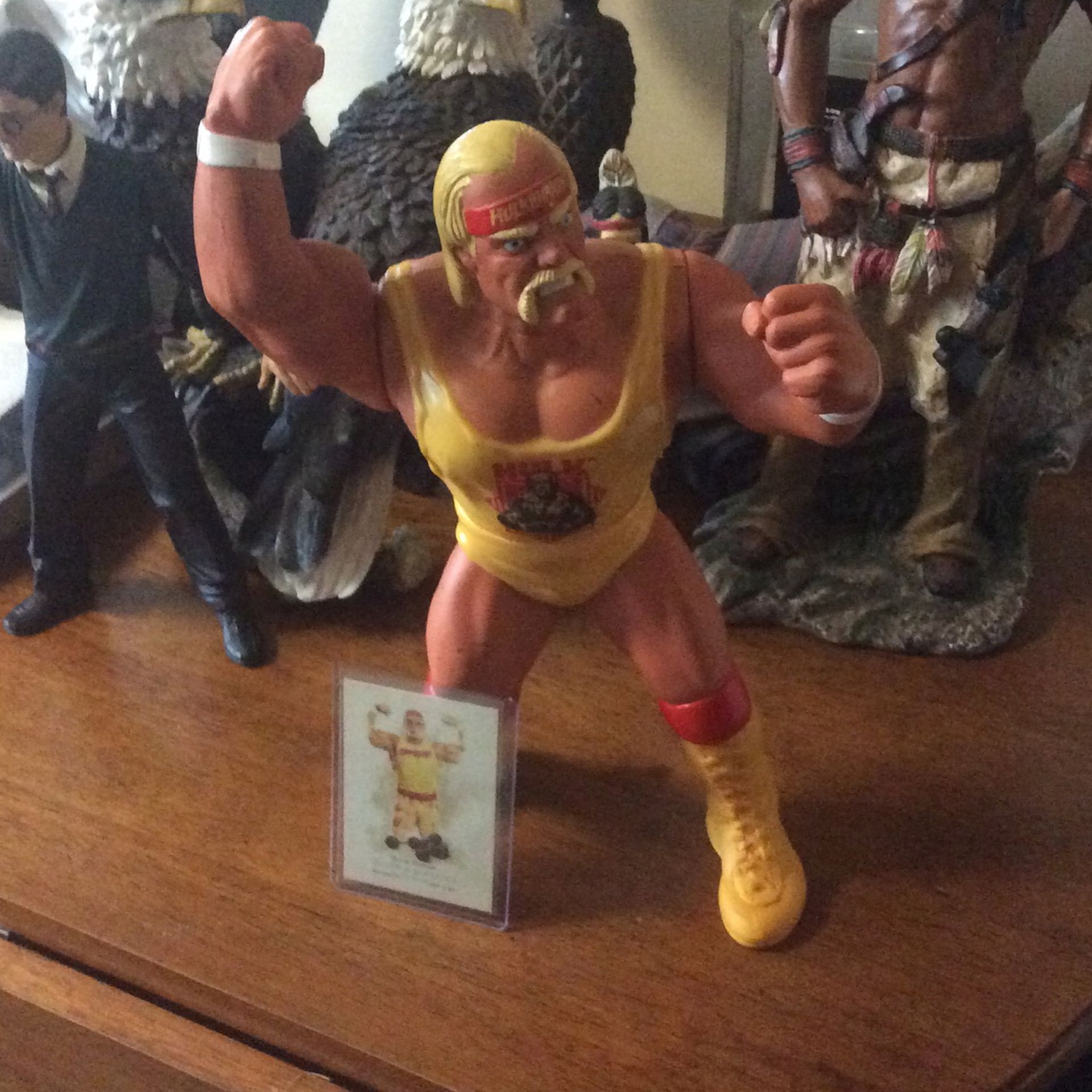 1990 Talking Hulk Hogan And Card