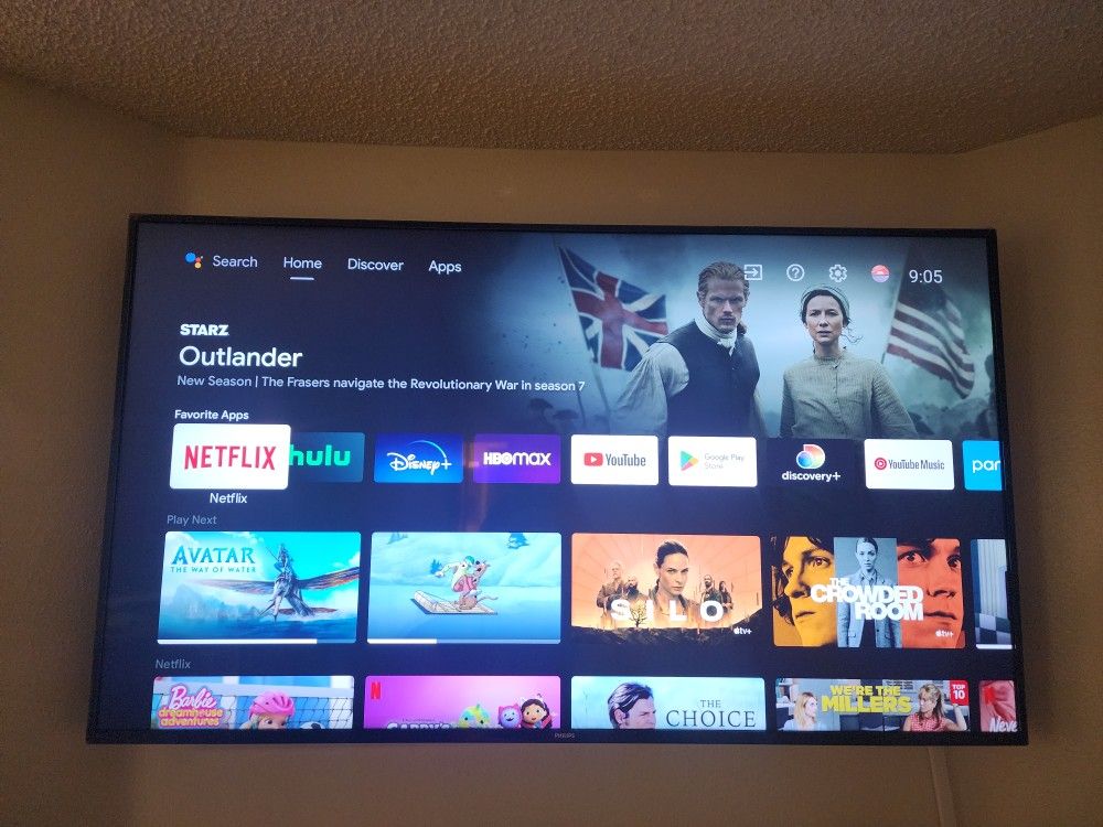 65 Inch Phillips Smart Flat Screen TV