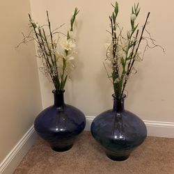 Vases with LED light Flowers