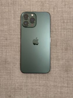 Apple iPhone 13 Pro Max in Alpine Green 256GB. Factory unlock For All Carrier. Perfect Condition. Great Battery Life
