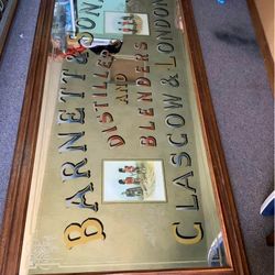 Rare antique Barnett And Sons Mirror *Scottish & British  History*