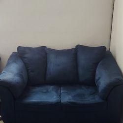 Royal Blue Sofa Set