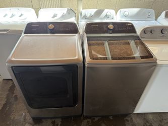 Samsung washer and electric dryer HE 5.2&7.4 cuft