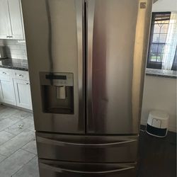 Kenmore elite stainless steel fridge