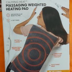 Brand New Sharper Image  Massaging weighted heating pad