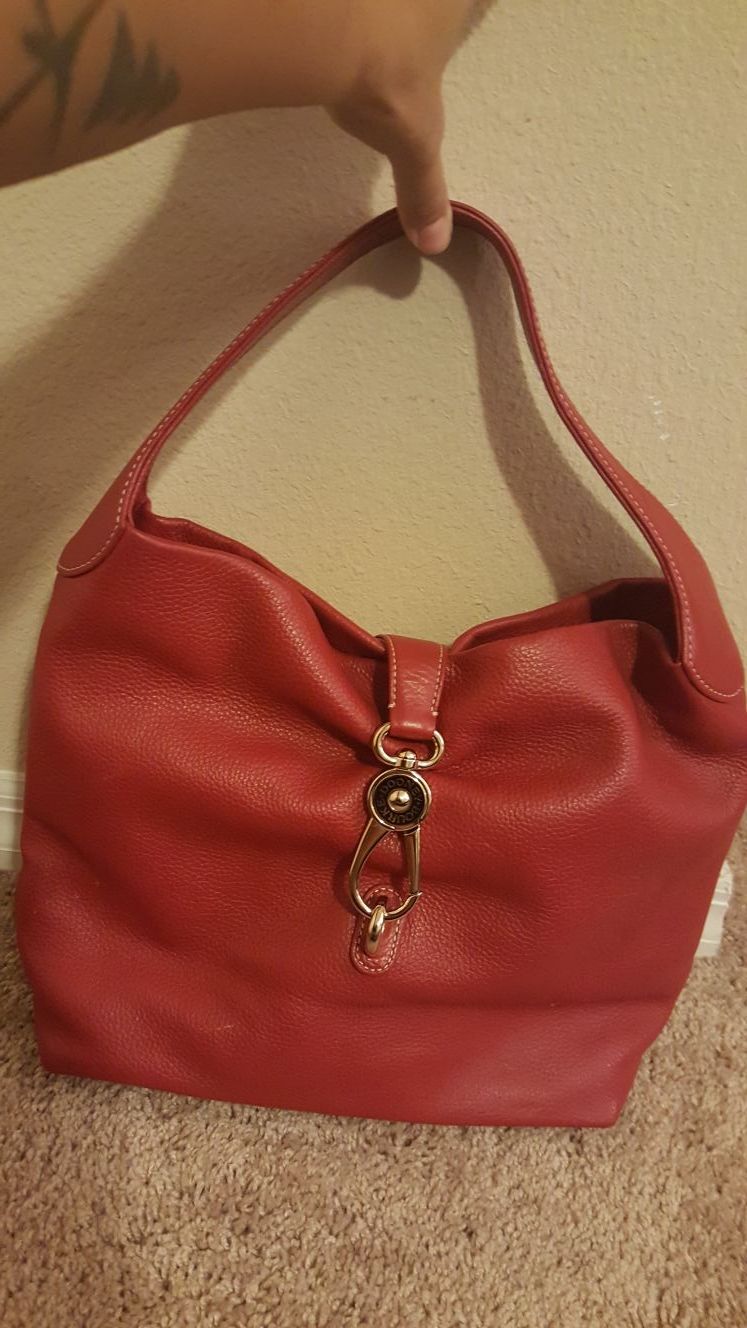 Dooney & Bourke Red Hobo Bag