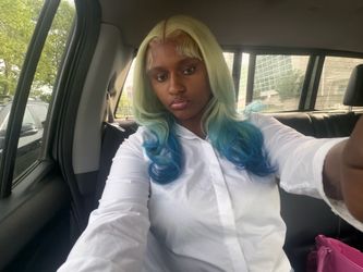 Ombré Custom colored 22 inch human hair lace wig