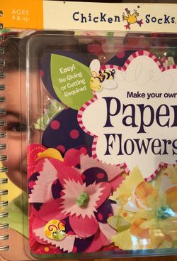 Craft: Make your own paper flowers kit / book