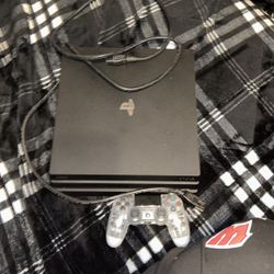 PS4 Pro With Cord,controller,5 Games