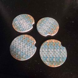 Mermaid Car coasters