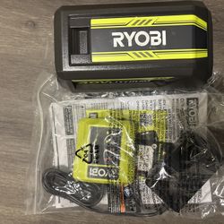 Ryobi 40V Battery & Charger Set – 4Ah Lithium – Ready to Use
