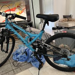 Huffy Trail Runner Blue Dual Suspension 