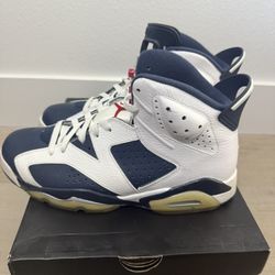 Air Jordan 6 Retro Olympic 2012 Sz 9.5