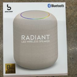 NWT Radiant LED wireless speaker