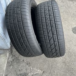 2. Tires.  265. 60.  18.  Firestone 