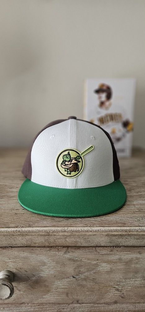 San Diego Padres Swinging Yoda Star Wars Hat 2021 Theme Game Item
