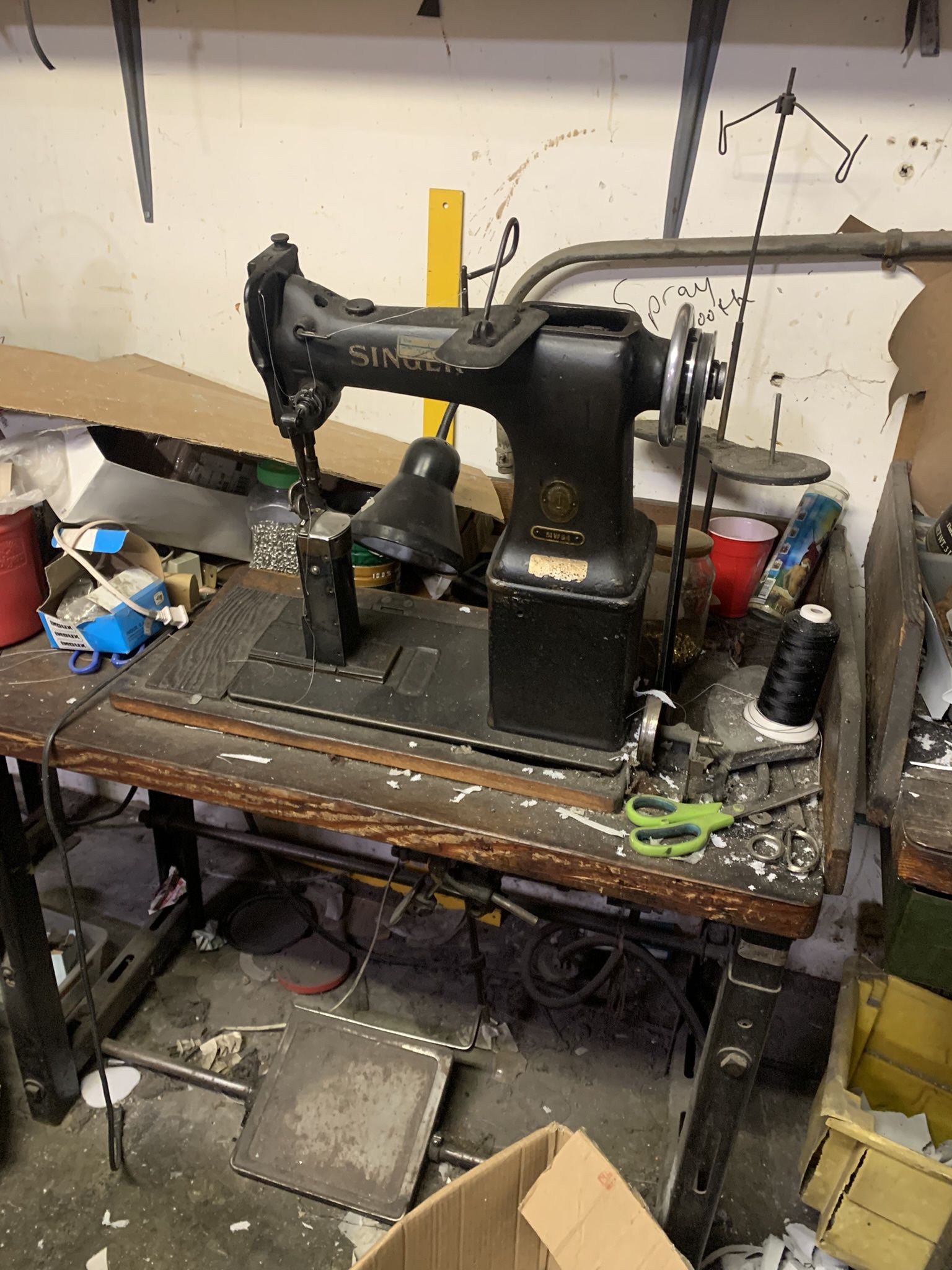 Singer Post Stitching Machine