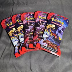 Pokémon Cards Destined Rivals Scarlet Violet Sleeved Booster Packs