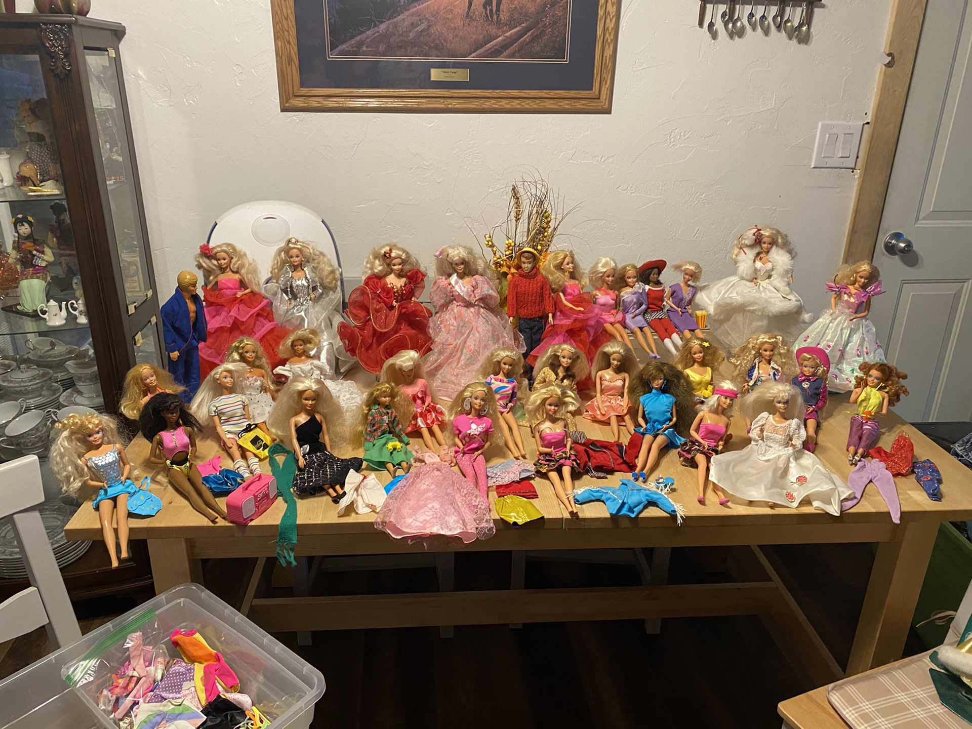 Huge Barbie Collection